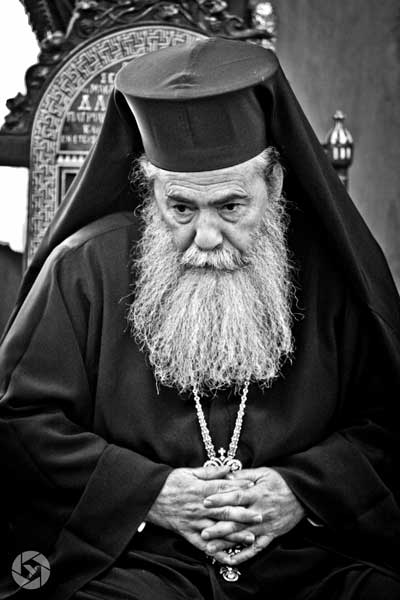 theophilis III greek orthodox patriarchate photographed by Yonit Schiller © 2015 יונית שילר